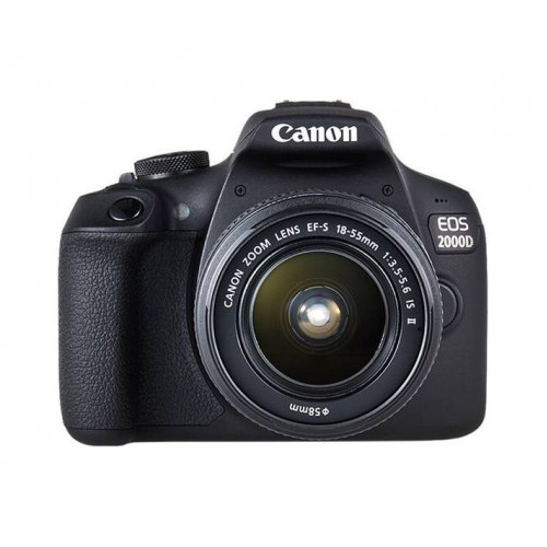 Зеркальный фотоаппарат Canon EOS 2000D kit (18-55mm) IS II (2728C008)