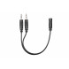 Гарнитура 2E CH12 Mono On-Ear 3.5mm / 2*3.5mm (2E-CH12MJ)