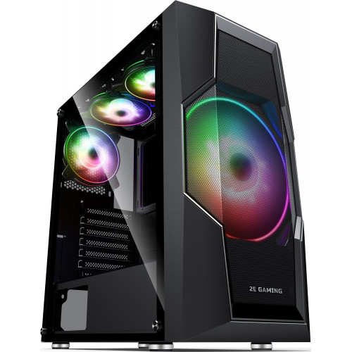 Корпус 2E GAMING TURBO (2E-G2057B) MidT без БП (black)