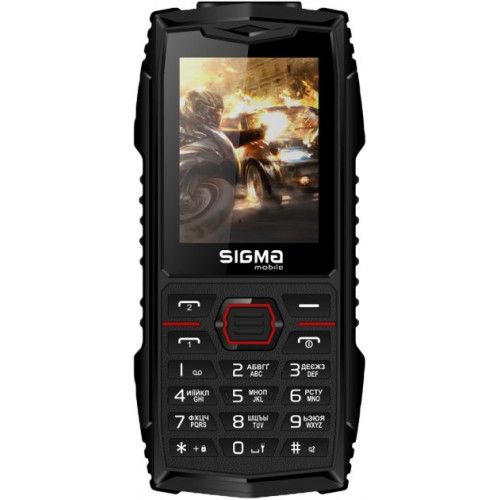 Sigma mobile X-TREME AZ68 Black-Red UA
