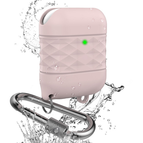 Чехол AhaStyle Water Resistant Silicone Case for Airpods 2 Pink 