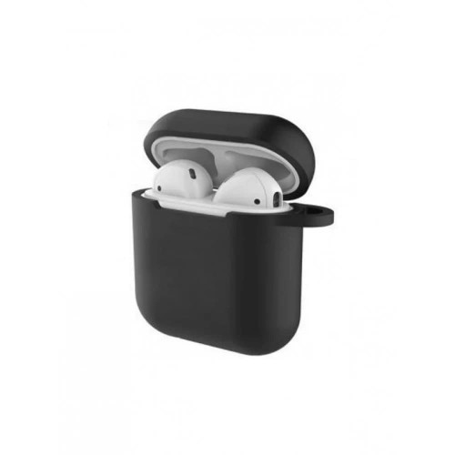 Чехол Devia для AirPods Naked Silicone with Loophole Series (Black)