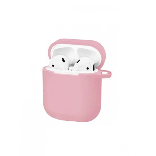 Чехол Devia для AirPods Naked Silicone with Loophole Series (Pink)