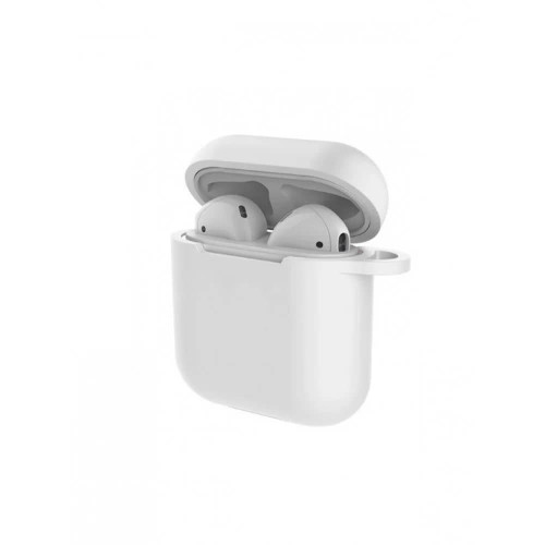 Чехол Devia для AirPods Naked Silicone with Loophole Series (White)