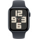 Apple Watch SE (2024) GPS 40mm Midnight Aluminium Case with Midnight Sport Band S/M (MXE73)