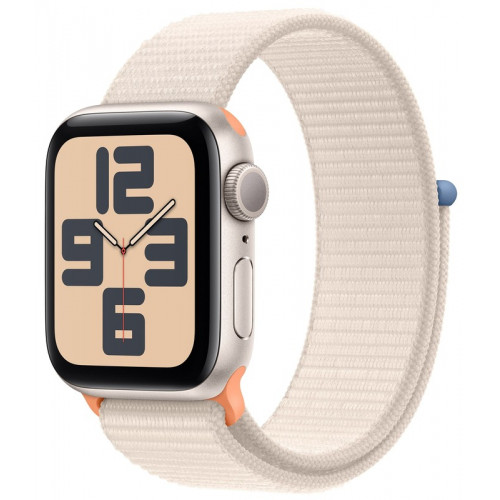 Apple Watch SE2 (2023) GPS 40mm Starlight Aluminium Case with Starlight Sport Loop (MR9W3)