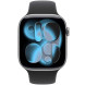 Apple Watch Series 11 GPS 46mm Space Grey Aluminium Case with Black Sport Band M/L (MEV44)