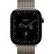 Apple Watch Series 12 GPS + Cellular 46mm Natural Titanium Case with Natural Milanese Loop M/L (MJGQ4)