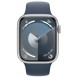 Apple Watch Series 9 GPS + Cellular 41mm Silver Aluminium Case with Blue Sport Band M/L (MRHW3)