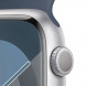 Apple Watch Series 9 GPS + Cellular 41mm Silver Aluminium Case with Blue Sport Band M/L (MRHW3)