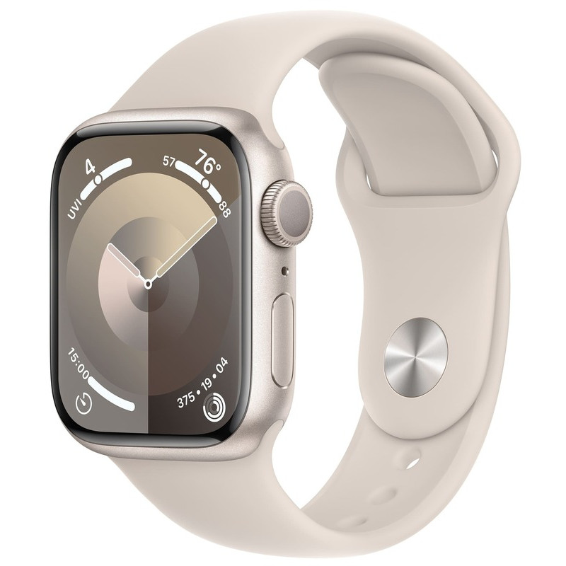 Apple Watch Series 9 GPS 41mm Starlight Aluminium Case with