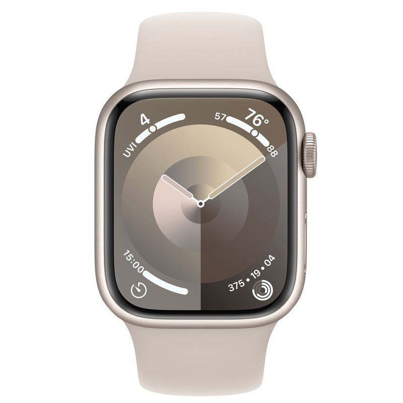 Apple Watch Series 9 GPS 41mm Starlight Aluminium Case with