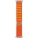 Apple Watch Ultra GPS + Cellular 49mm Titanium Case with Orange Alpine Loop - Large (MQEV3/MQFM3)