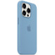 Чехол Apple iPhone 15 Pro Max Silicone Case with MagSafe - Winter Blue (MT1Y3)