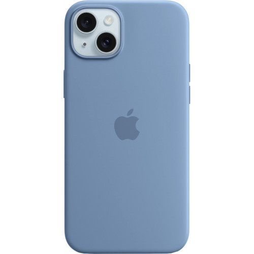 Чехол Apple iPhone 15 Silicone Case with MagSafe (1:1) Winter Blue