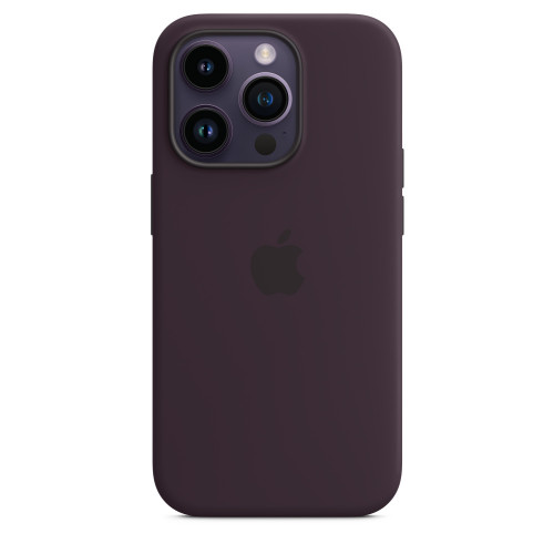 Чехол Apple Silicone Case с MagSafe Elderberry (1:1) для iPhone 14 Pro Max