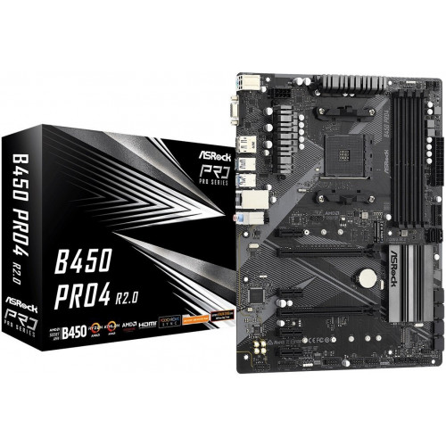 Материнская плата ASRock B450 PRO4 R2.0