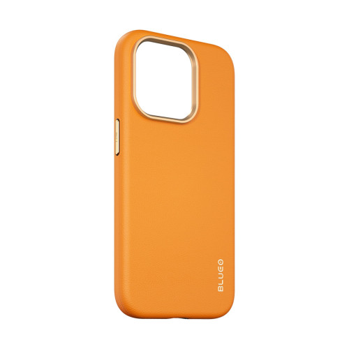 Чохол Blueo Leather Case for iPhone 15 Pro with MagSafe Orange