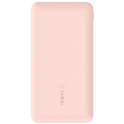 Power Bank Belkin 10000mAh, 15W Dual USB-A, USB-C, rose gold (BPB011BTRG)
