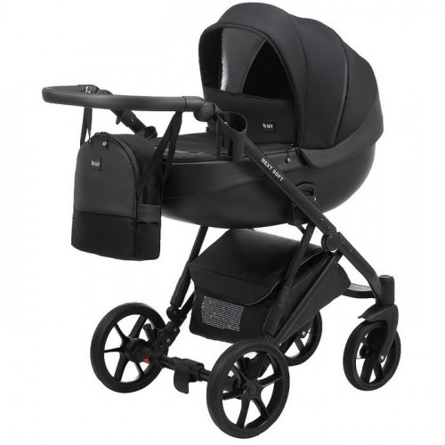 Коляска 2 в 1 Bair Next Soft 02 Black
