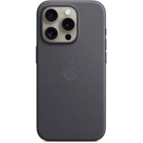 Чохол Apple FineWoven Case 1:1 for iPhone 15 Pro with MagSafe Black