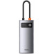 HUB Baseus Metal Gleam Series 4-in-1 (2xUSB3.0 + 4KHD + Type-C) Gray