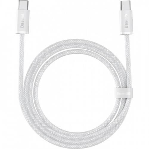 Кабель Baseus Dynamic Series Fast Charging Data Cable Type-C to Type-C 100W 2m White (CALD000302)