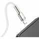Кабель Baseus Cafule Metal Lightning 2.4A 1 м White (CALJK-A02)