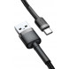 Кабель Baseus cafule Cable USB For Type-C 2A 3m Gray+Black (CATKLF-UG1)