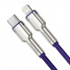 Кабель Baseus Type-C to Lightning PD 20W 1M Cafule metal Purple (CATLJK-A05)