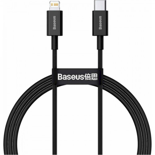 Кабель Baseus Superior Series Fast Charging Type-C to Lightning PD 20W 1 м (CATLYS-A01) Black 