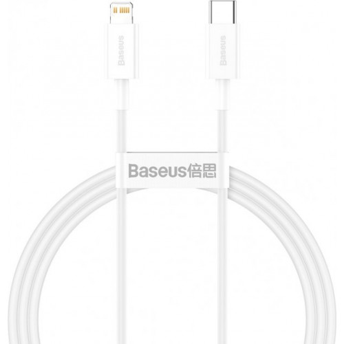Кабель Baseus Superior Series Fast Charging Type-C to Lightning PD 20W 1 м (CATLYS-A02) White 