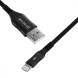 Кабель Proove Braided Scout Lightning 2.4A Black (1m)
