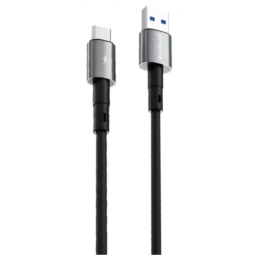 Кабель Proove Silicraft USB to Type-C 3A 1m Black (CCSC15001201)