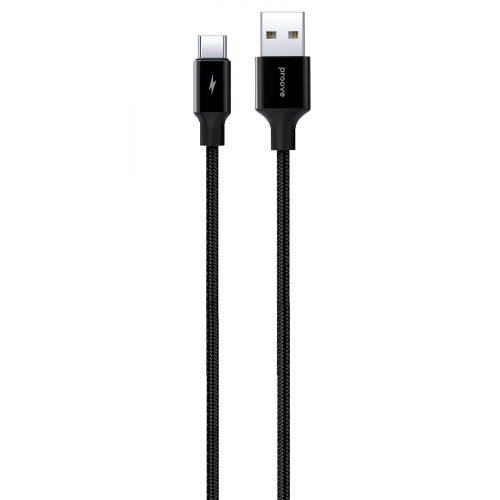Кабель Proove Light Weft Type-C 2.4A (1m) Black