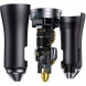 АЗУ Baseus Golden Contactor Pro Dual Fast Charger Car Charger C+C 40W Dark Gray (CGJP000013)