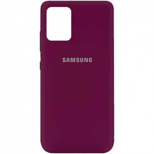 Силикон Cover My Color Full Protective Samsung A52 (Бордовый / Marsala)
