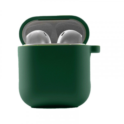 Чехол Devia Naked Silicone with Loophole Series для Apple AirPods 3 (Green)