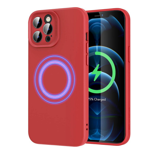 Чехол ESR Cloud Soft Case MagSafe iPhone 12 (Red)