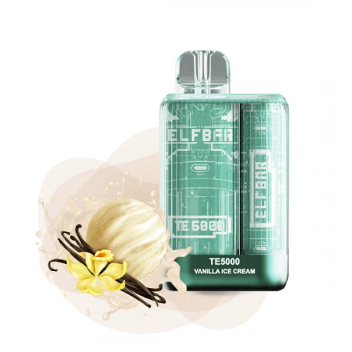 POD система Elf Bar TE5000 Vanilla Ice Cream 5%