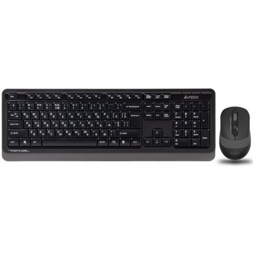 Комплект (клавиатура, мышь) беспроводной A4Tech FG1010 Black/Grey USB