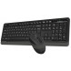Комплект (клавиатура, мышь) беспроводной A4Tech FG1010 Black/Grey USB