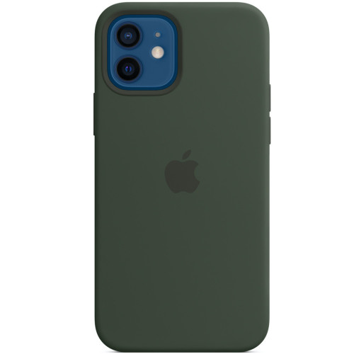 Чехол Apple Silicone Case с MagSafe Cyprus Green (1:1) для iPhone 12 / 12 Pro