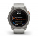 Смарт-часы Garmin Fenix 7X Pro Sapphire Solar Titanium w. Fog Gray/Ember O. Band (010-02778-14/15)