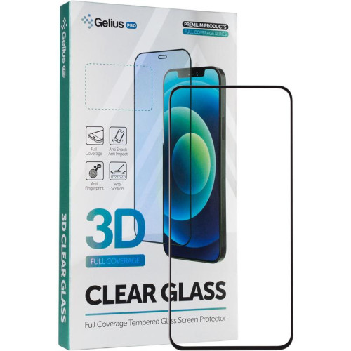 Защитное стекло Gelius Pro 3D для Samsung A556 (A55) Black