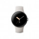 Google Pixel Watch Wi-Fi + LTE Polished Silver Stainless Steel case with Chalk Active band