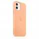 Чехол Apple iPhone 12/12 Pro Silicone Case MagSafe - Cantaloupe (MK023)