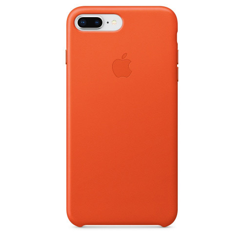 Чехол Apple iPhone 8 Plus/7 Plus Leather Case Bright Orange (MRGD2)