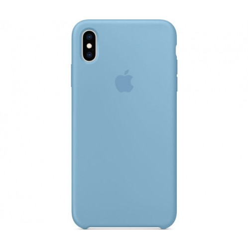 Чехол Apple iPhone XS Max Silicone Case - Cornflower (MW952)