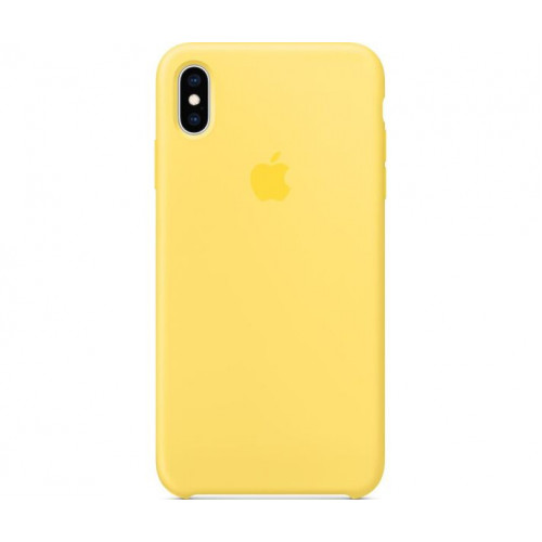 Чехол Apple iPhone XS Max Silicone Case - Canary Yellow (MW962)